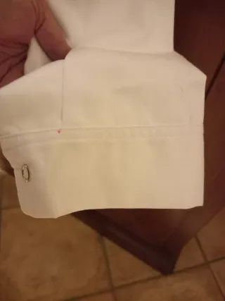 Casacca da lavoro bianca misto cotone