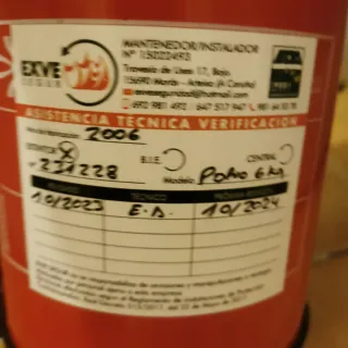 Extintor EXMON Polvo ABC