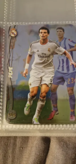 Cromo de fútbol de la liga 2015