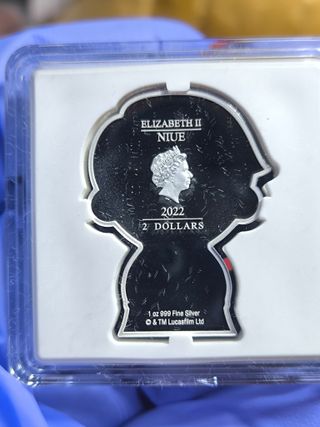 Moneda Obi-Wan Kenobi 1 oz Plata