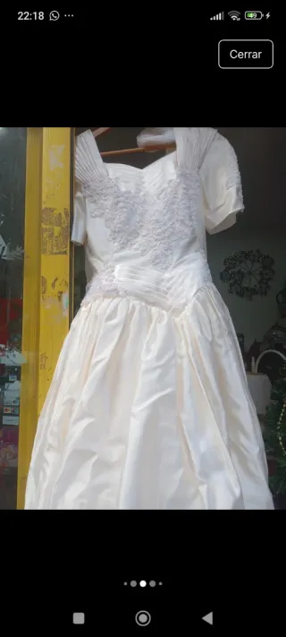 Vestido de Novia Beige