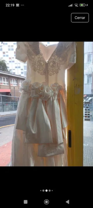 Vestido de Novia Beige