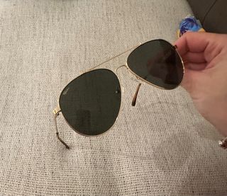 Gafas de sol Alain Afflelou aviador doradas