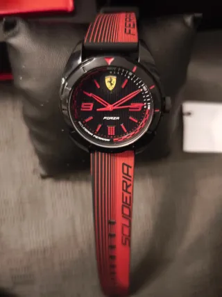 Reloj Ferrari Forza Negro y Rojo