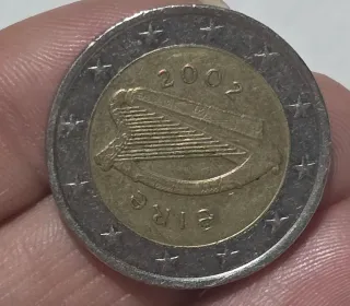 Moneda 2€ Arpa Irlandesa 2002