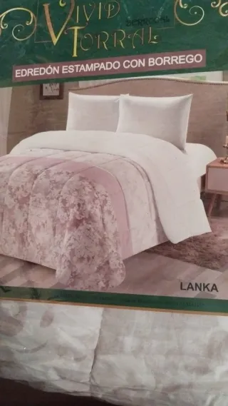 Manta borrego gruesa blanca