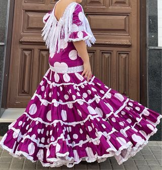 Traje de Flamenca elastico Talla 40/42