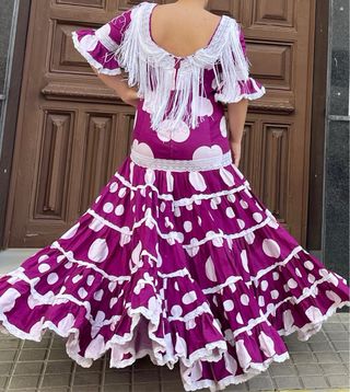 Traje de Flamenca elastico Talla 40/42