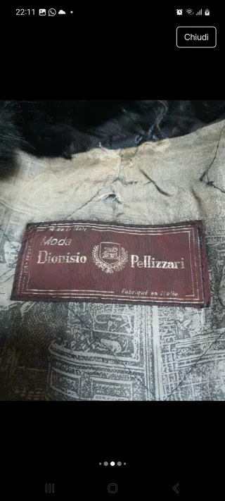 Giacca vera pelle martellata, vintage anni '90