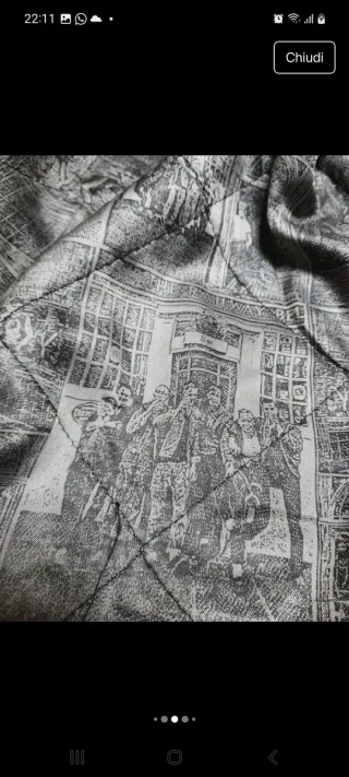 Giacca vera pelle martellata, vintage anni '90