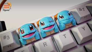 Pack Keycaps Squirtle Nom Nom Figures