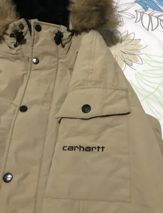 Cazadora Carhartt Beige con Capucha
