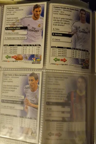 Cromos fútbol Real Madrid Cristiano Ronaldo Benze