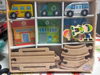 Circuito coches madera Mini Matters