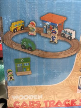 Circuito coches madera Mini Matters