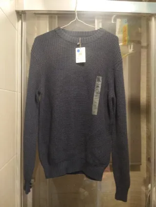 Jersey azul hombre talla S