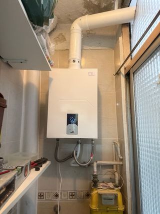 Instalación de calentadores