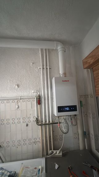 Instalación de calentadores