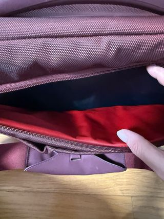 Maletín Mandarina Duck burdeos