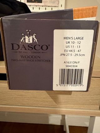 Horma de zapato Dasco de madera