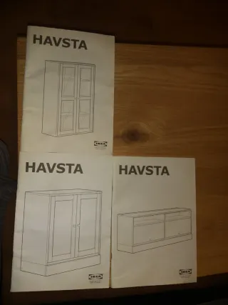 Mueble TV Ikea Havstad Negro