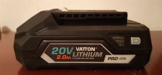 2 Baterías Vatton 20V 2Ah Litio Ion