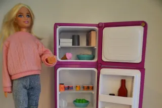 Nevera Smeg Barbie/Monster High Rosa