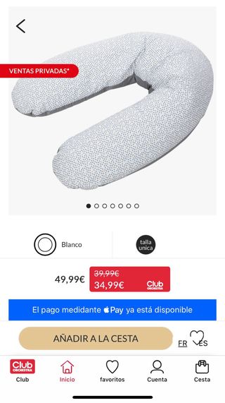 Cojín de lactancia Premaman