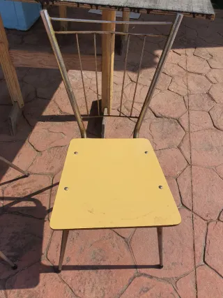 2 Sillas Cocina Diseño Años 60