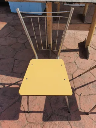 2 Sillas Cocina Diseño Años 60