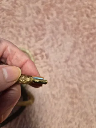 Pulseras Swarovski Doradas .