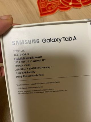 Samsung Tab A para reparar o piezas