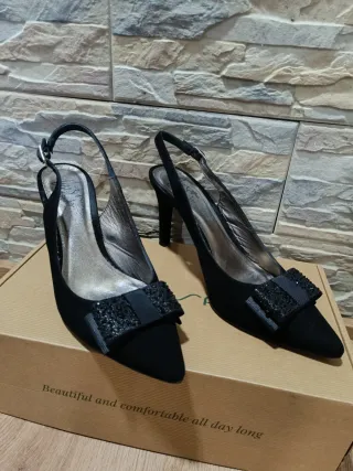 Sandalias Unisa fiesta negras talla 37