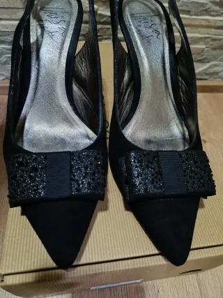 Sandalias Unisa fiesta negras talla 37