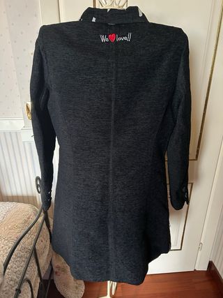 Cappotto Desigual fantasia bianco/nero taglia 42