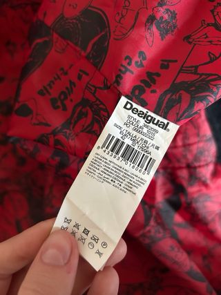 Cappotto Desigual fantasia bianco/nero taglia 42