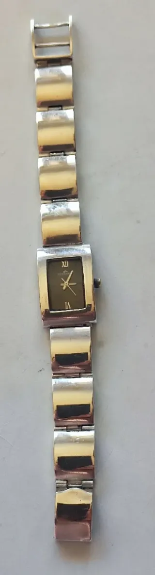 Pulseras de Plata de Ley Cuero Reloj plata de ley