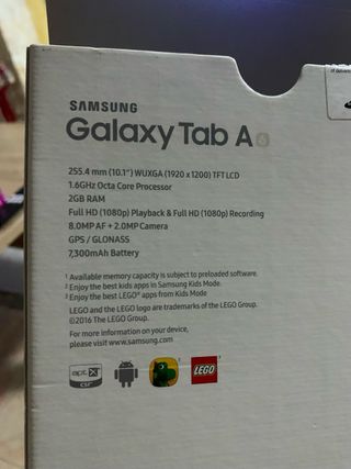 Samsung Galaxy Tab A para piezas o reparar