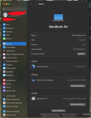 MacBook Air M1 8GB/256GB rosa oro