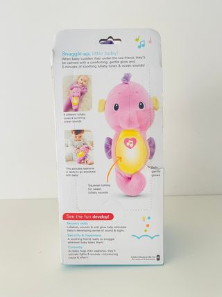 Cavalo marinho rosa Fisher Price - novo