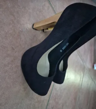 Scarpe con tacco alto e plateau