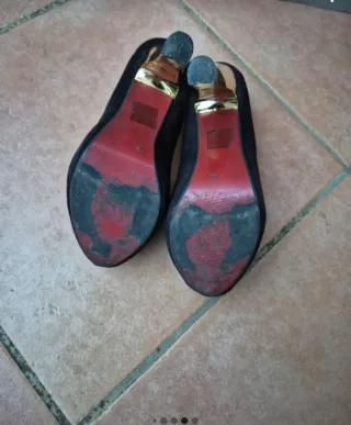 Scarpe con tacco alto e plateau