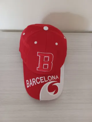 Cappello da baseball Barcellona rosso