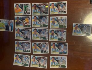 17 Cromos MALAGA C.F. LIGA ESTE 16-17
