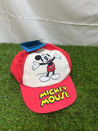 Gorra Mickey Mouse Disney Niño con Etiqueta
