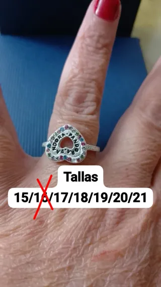 Anillo Pandora Plata Ley