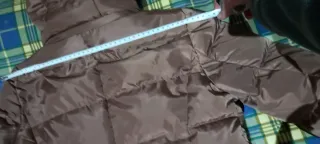 Plumifero Mujer Marrón con Capucha