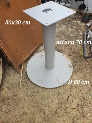 Base de mesa metálica redonda 60 cm