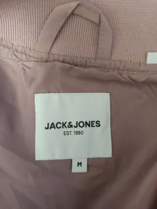 Chaqueta bomber Jack Jones rosa