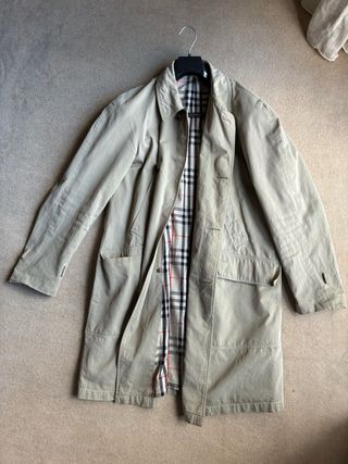 Gabardina Burberry Beige Multicolor